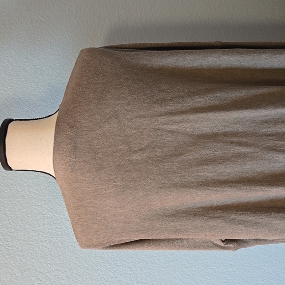 ALLSAINTS Mocha Brown ITAT Shrug Twist Front Long Sleeve Sweater Sz 8 - Picture 10 of 14